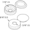 Prime-Line Screw Cap, 1/2 in Dia, White, Plastic 12 PK EP 16097 - alternate 2